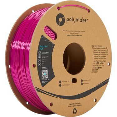 Polymaker PolyLite PLA Silk - Magenta - 1.75mm - 1kg